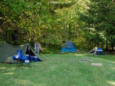Camping at Touchstone Center for Crafts