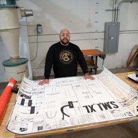 Artist Doug Jones_studio shot