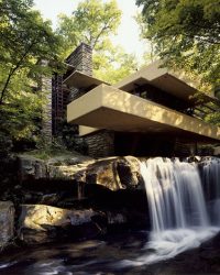 Fallingwater classic view from the SW elevation