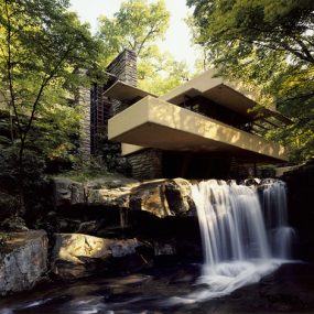 Fallingwater classic view from the SW elevation