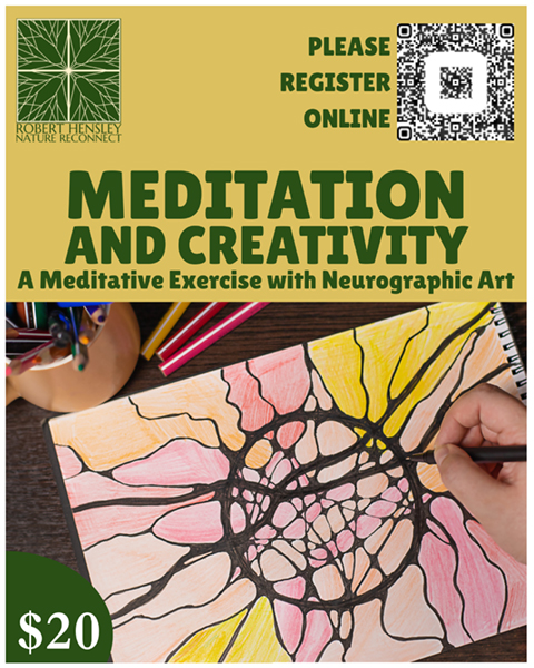 R Hensley Flyer Meditation Creativity 4x5 web