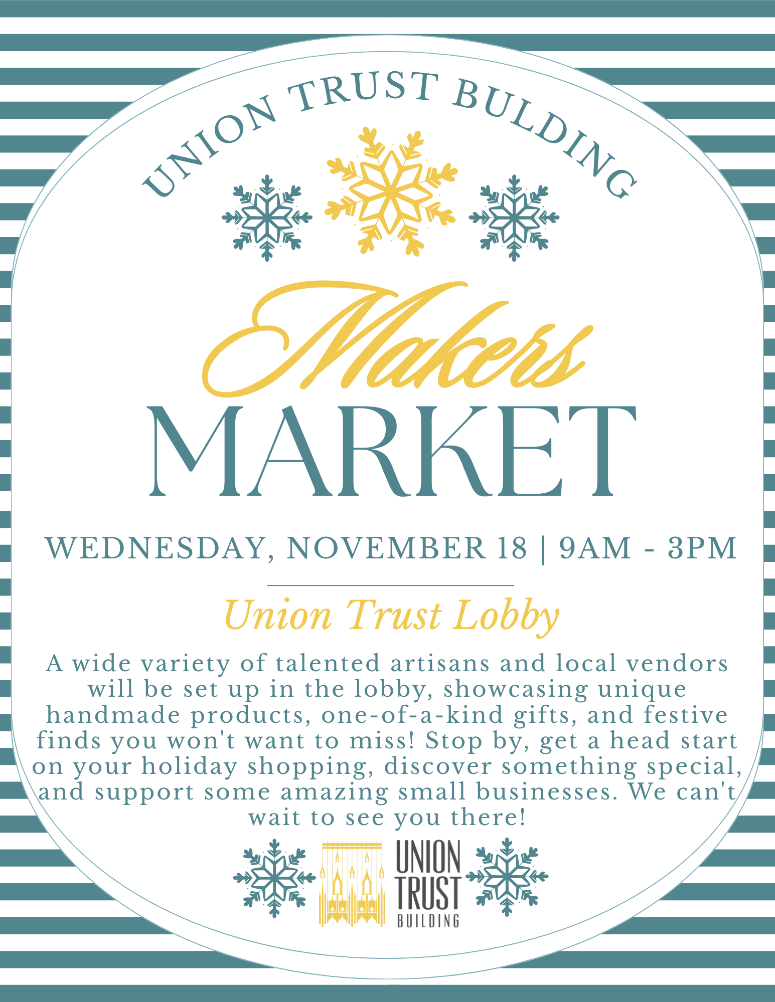 Union Trust Makers Market Flyer