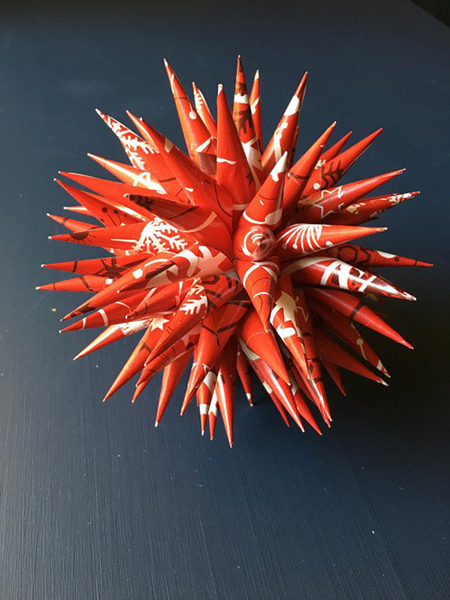 Porcupine Ornament by Ann Szilagyi