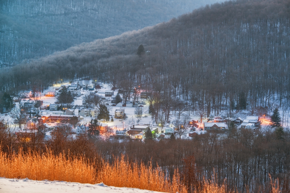 town of ohiopyle state park winter